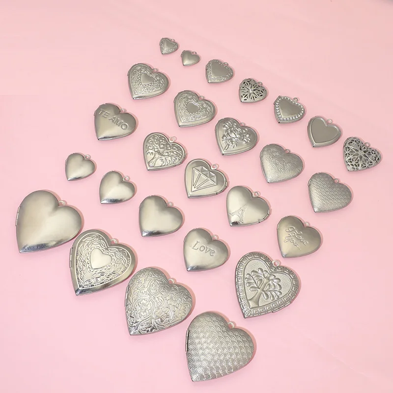 BoYuTe (20 Pieces/Lot) 316 Sta - огляд і ціна Heart Locket Necklace Photo