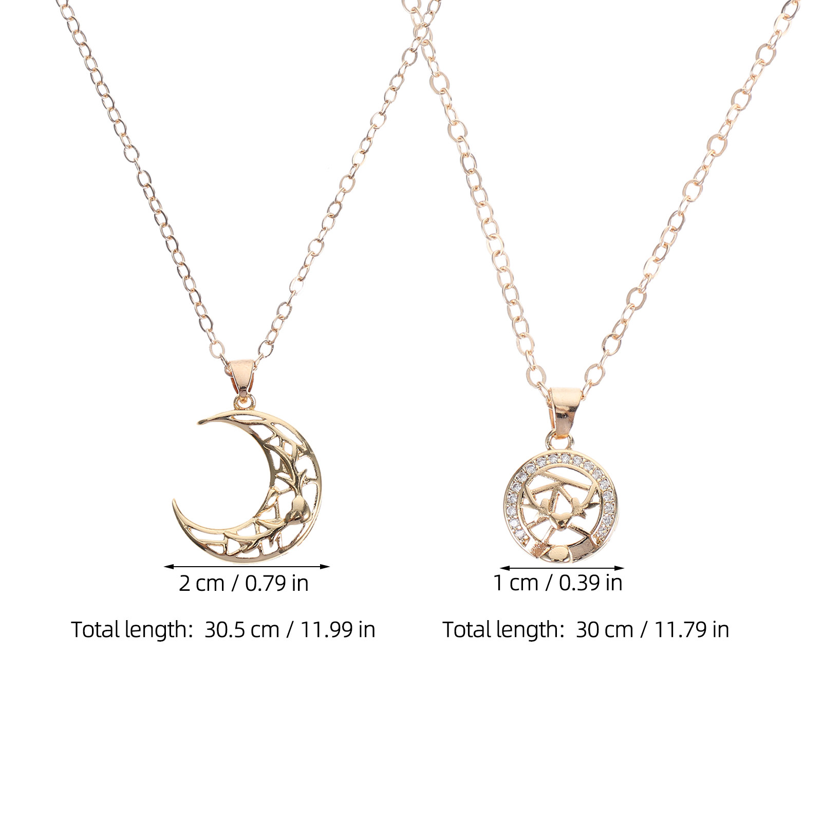 1Pair Sun and Moon Necklace Se - огляд і ціна Magnetic Couple Matching Necklaces