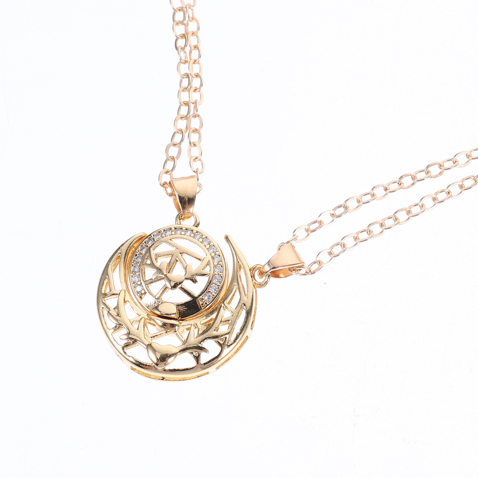 1Pair Sun and Moon Necklace Se - огляд і ціна Magnetic Couple Matching Necklaces