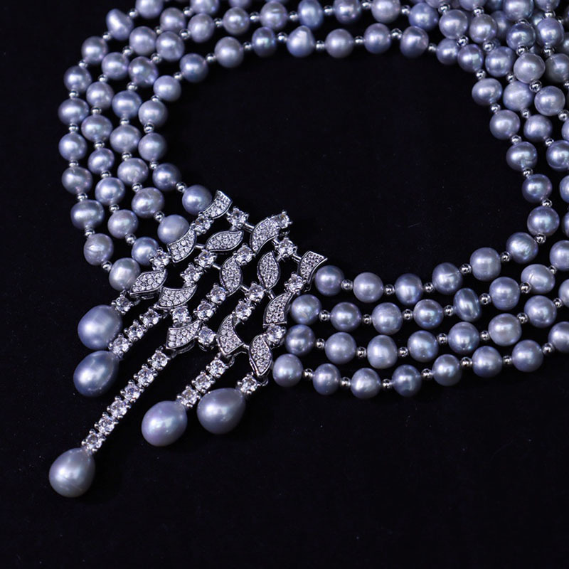 Freshwater Pearl Necklace, Vin - огляд і ціна Pearl Choker Necklace Vintage