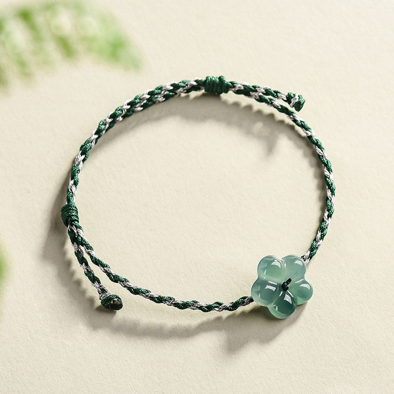 Burmese Jadeite Flower Bracele - огляд і ціна Bracelets