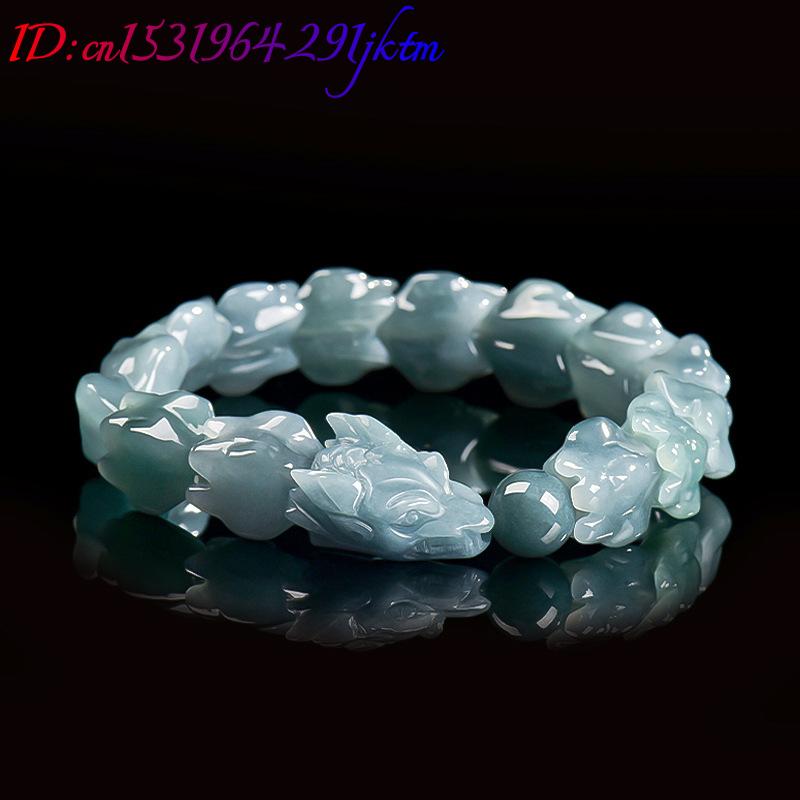 Blue Burmese Jadeite Dragon Br - огляд і ціна Bracelets