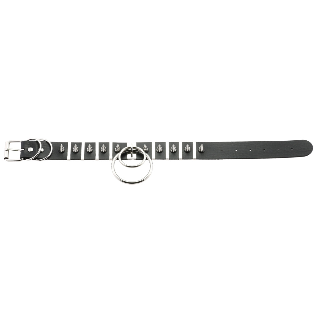 Big Spikes Choker Leather Coll - огляд і ціна Goth Punk Spike Choker