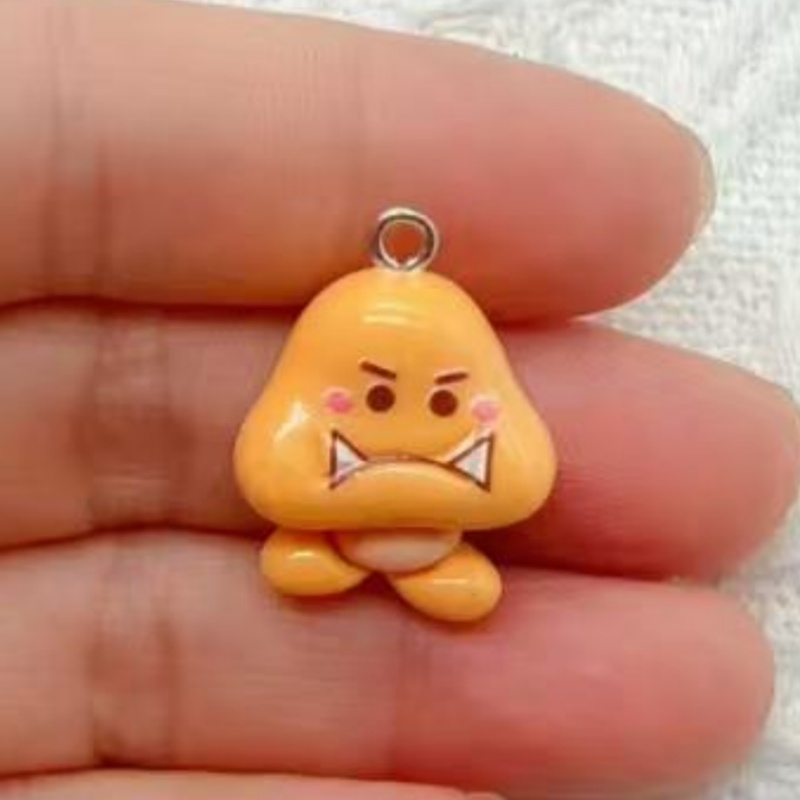 10pcs resin cartoon pendant, D - огляд і ціна Earrings