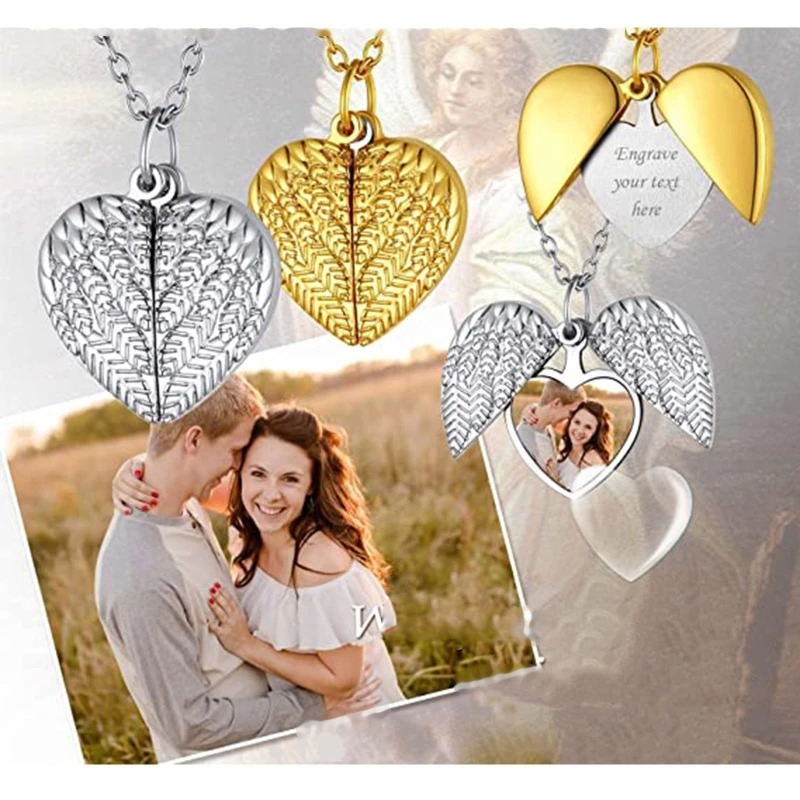 Custom Photo Heart Locket Neck - огляд і ціна Heart Locket Necklace Photo
