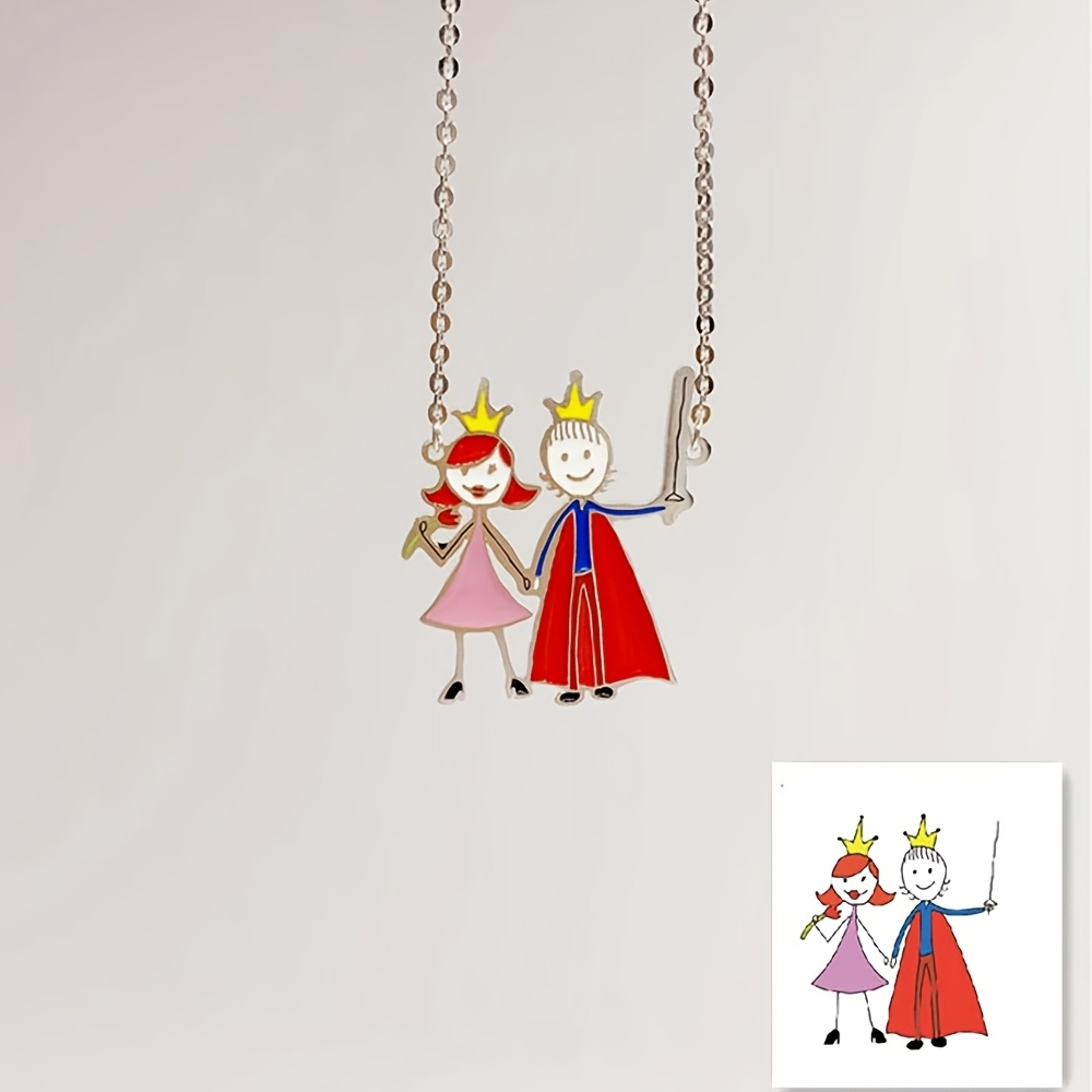 Custom Enamel Pendant Necklace - огляд і ціна Custom Name Necklace Stainless Steel