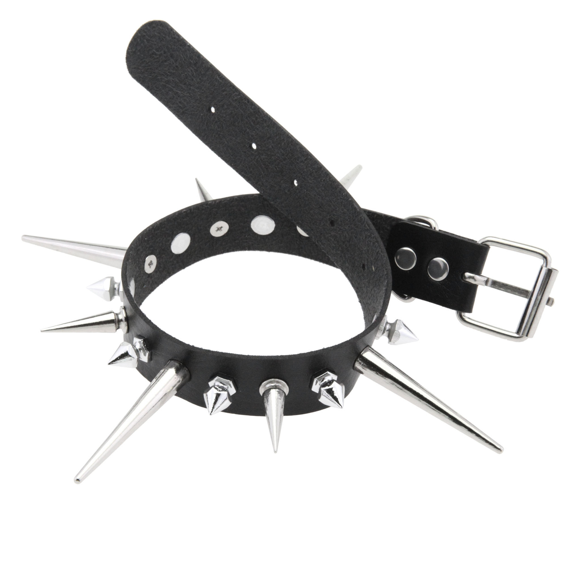 Goth Long Spike Choker Punk Fa - огляд і ціна Goth Punk Spike Choker