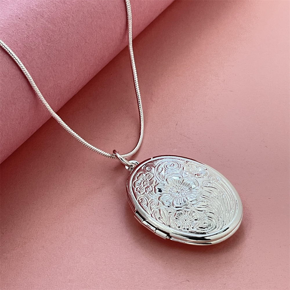 925 Silver Snake Necklace Oval - огляд і ціна 925 Sterling Silver Chain Necklace Men