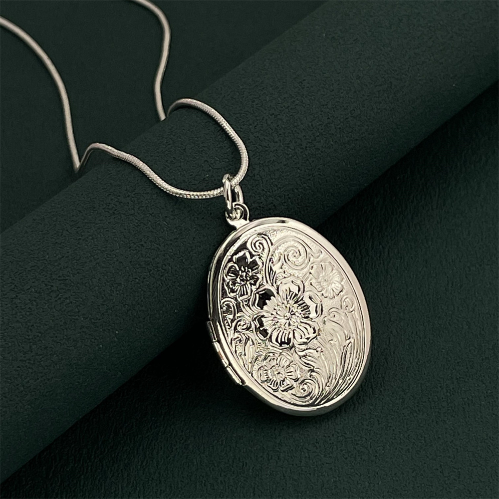 925 Silver Snake Necklace Oval - огляд і ціна 925 Sterling Silver Chain Necklace Men