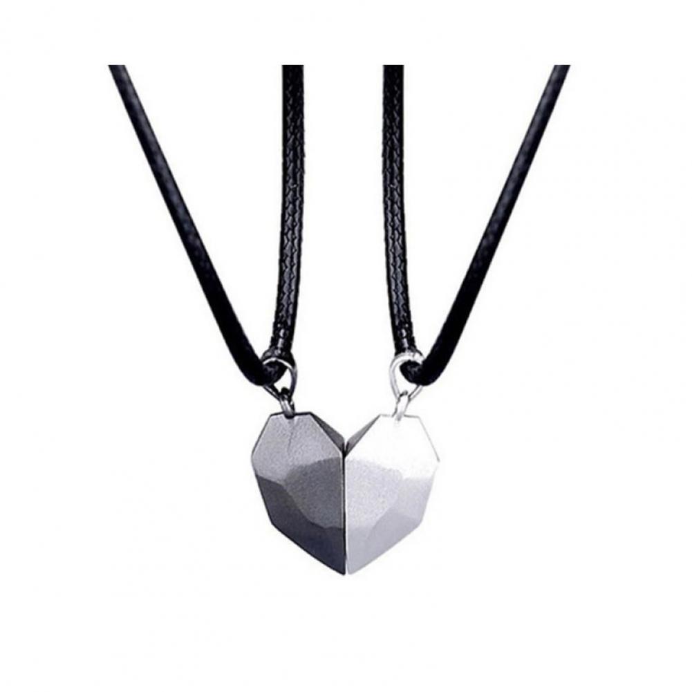 Heart Pendant Necklace Couple  - огляд і ціна Magnetic Couple Matching Necklaces