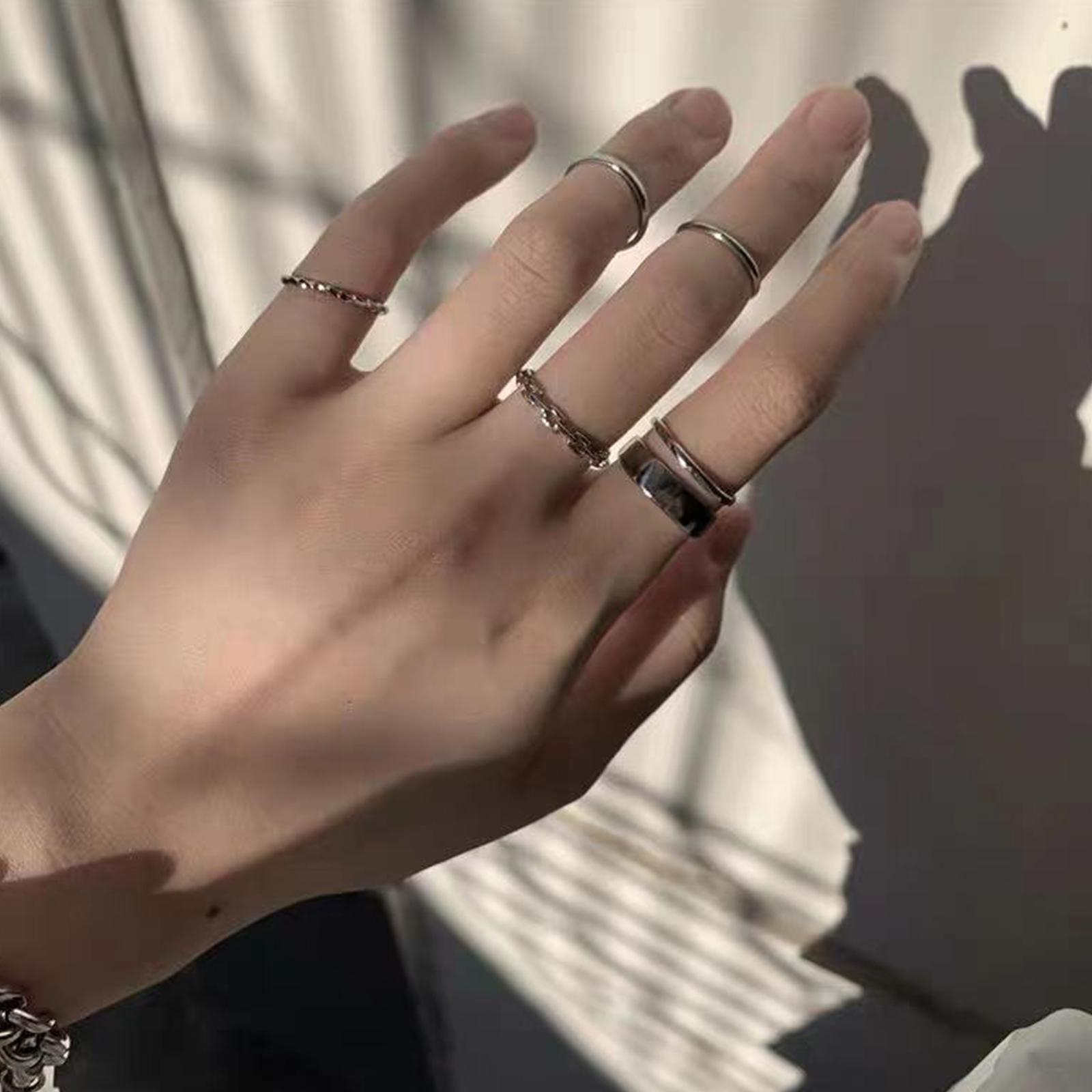 Ladies Hip Hop Ring Set Vintag - огляд і ціна Vintage Punk Knuckle Rings Set