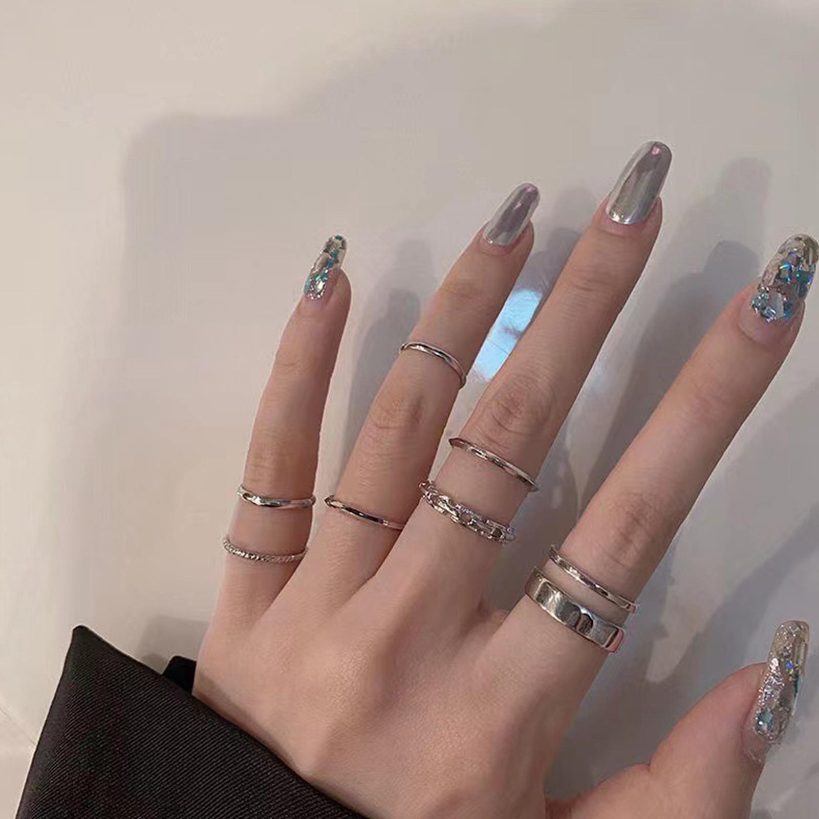 Ladies Hip Hop Ring Set Vintag - огляд і ціна Vintage Punk Knuckle Rings Set